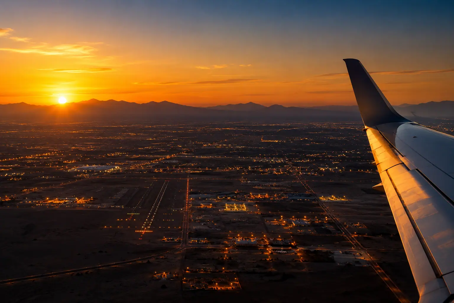 Phoenix lights seen from a private jet
