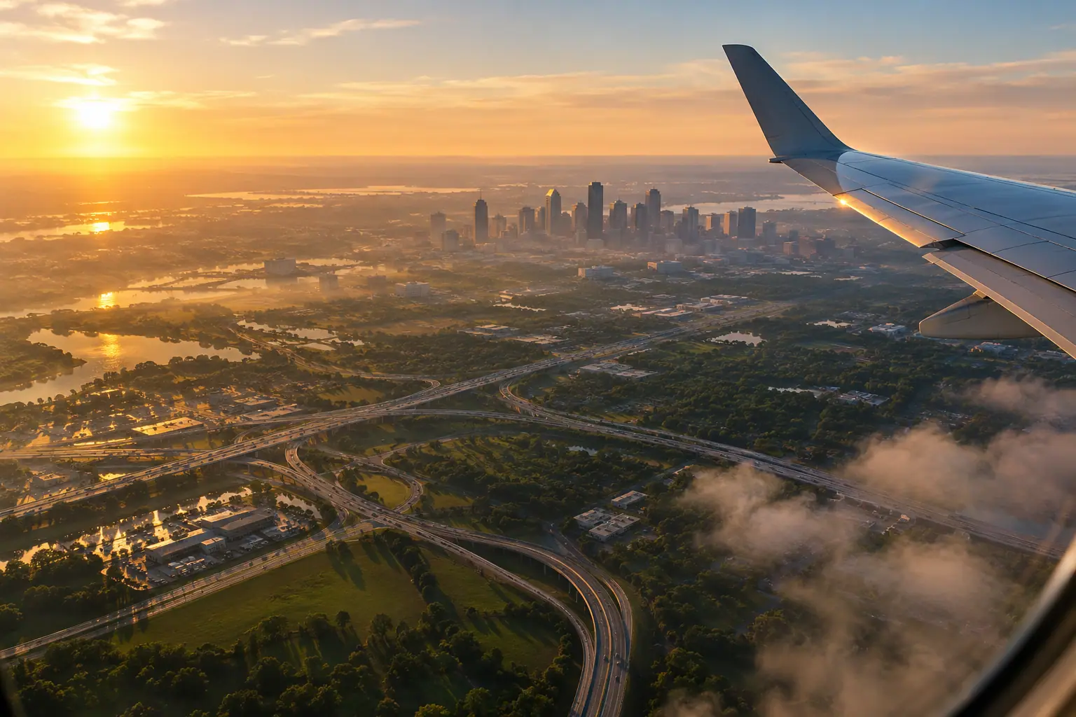 Houston from the air