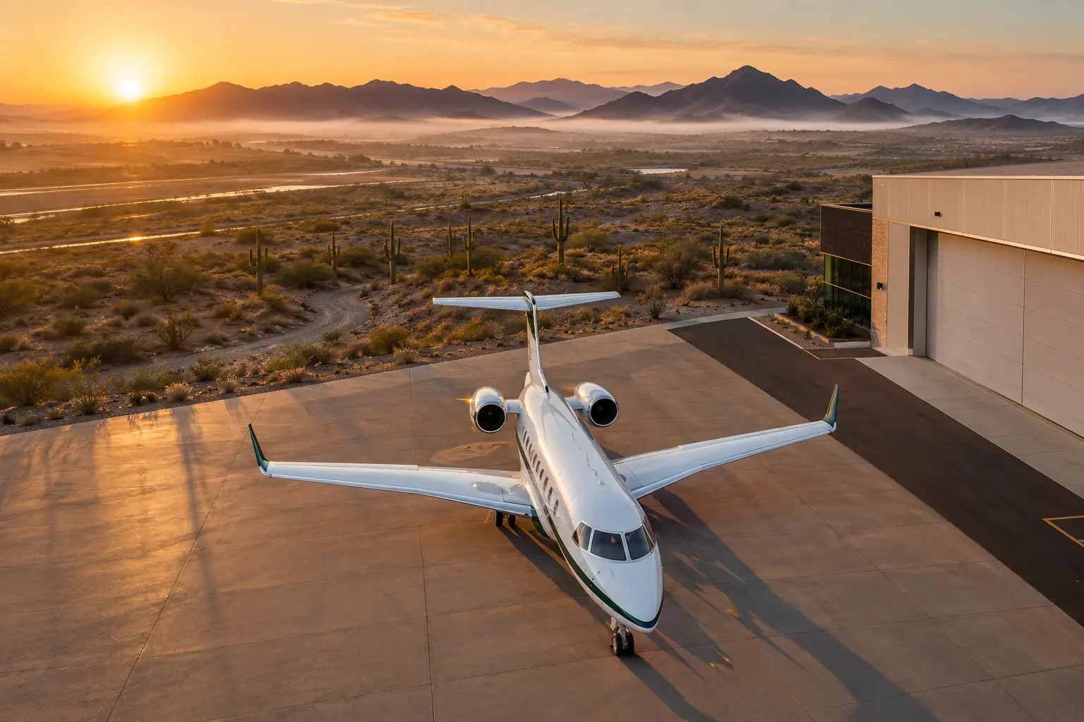 Ramp at Scottsdale Airport